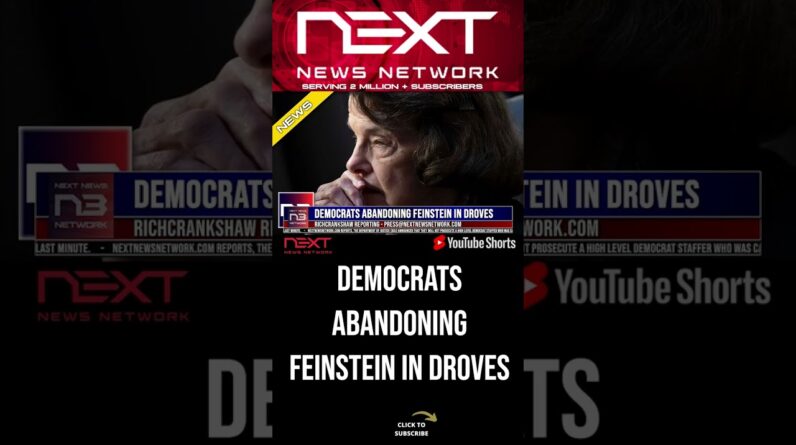 Democrats Abandoning Feinstein in Droves #shorts