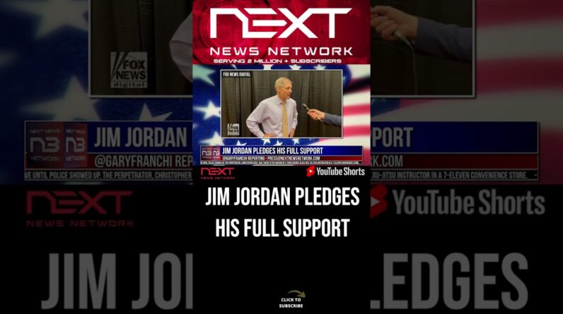 Jim Jordan Pledges his FULL SUPPORT #shorts