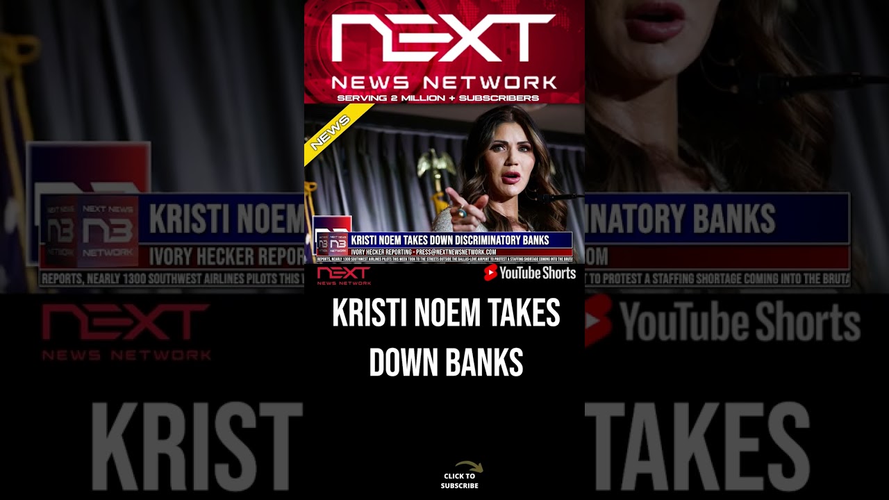 Kristi Noem Takes Down Discriminatory Banks #shorts