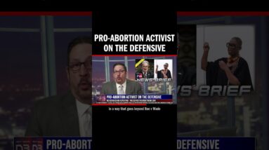 Pro-Abortion Activist on the Defensive