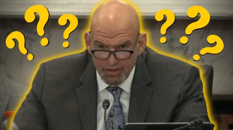 VIRAL: John Fetterman CAN'T PRONOUNCE WORDS in Painful Senate Hearing