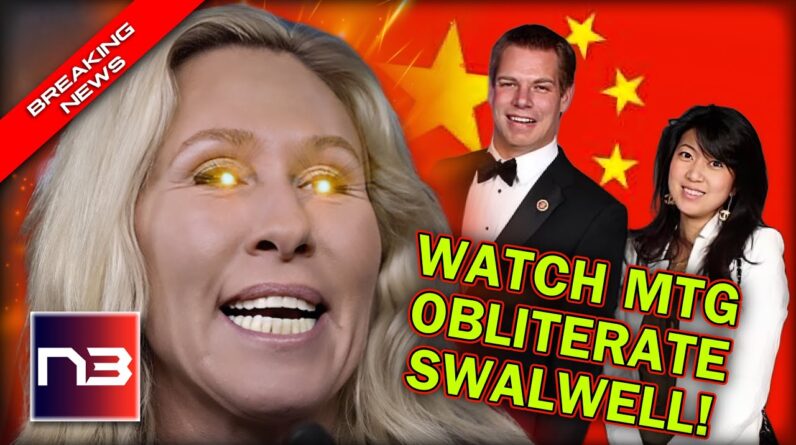 Watch Marjorie Taylor Greene DESTROY Eric Swalwell on Live TV!