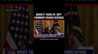 Biden's "Hush Up, Boy" Comment Sparks Outrage