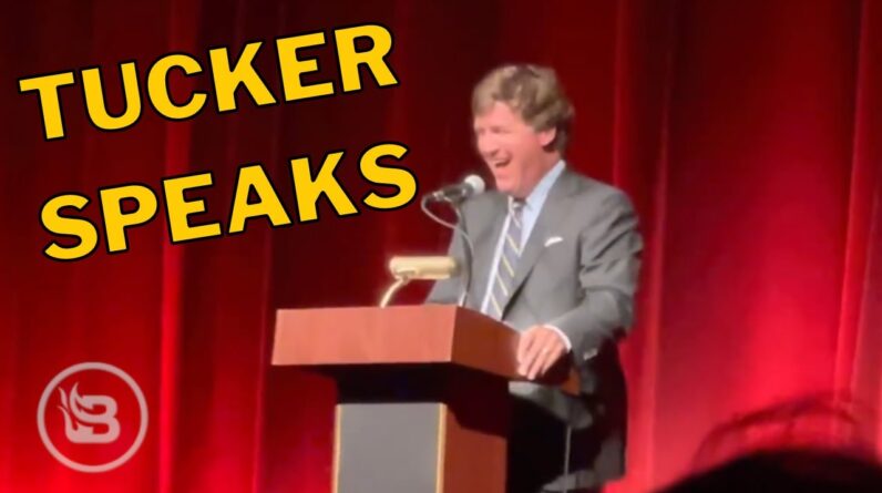 Tucker Carlson SLAMS News Media as LIARS in New Speech After Leaving Fox News