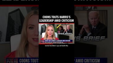 Coons Touts Harris's Leadership Amid Criticism