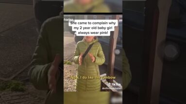 Crazy Woman Tells Girl To Not Wear Pink?