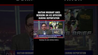 Haitian Migrant Goes Berserk on ICE Officers During Deportation