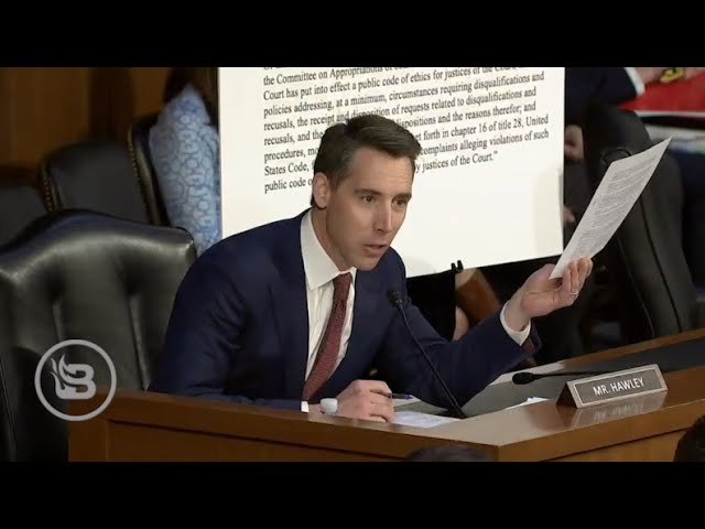 Hawley EXPLODES Over Dems Putting SCOTUS Justices Lives at RISK