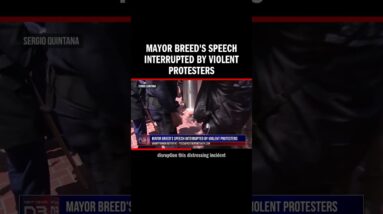 Mayor Breed's Speech Interrupted by Violent Protesters