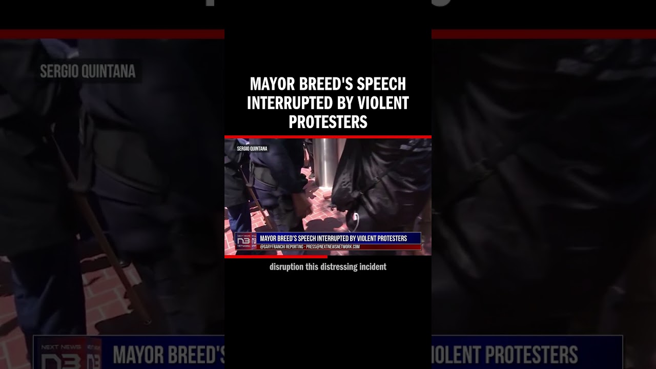 Mayor Breed's Speech Interrupted by Violent Protesters