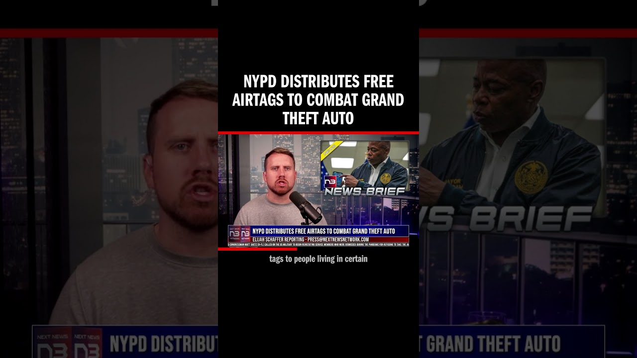 NYPD Distributes Free AirTags to Combat Grand Theft Auto