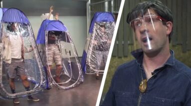 On Stage in Bubble Enclosures | Re-Opening Official Clip