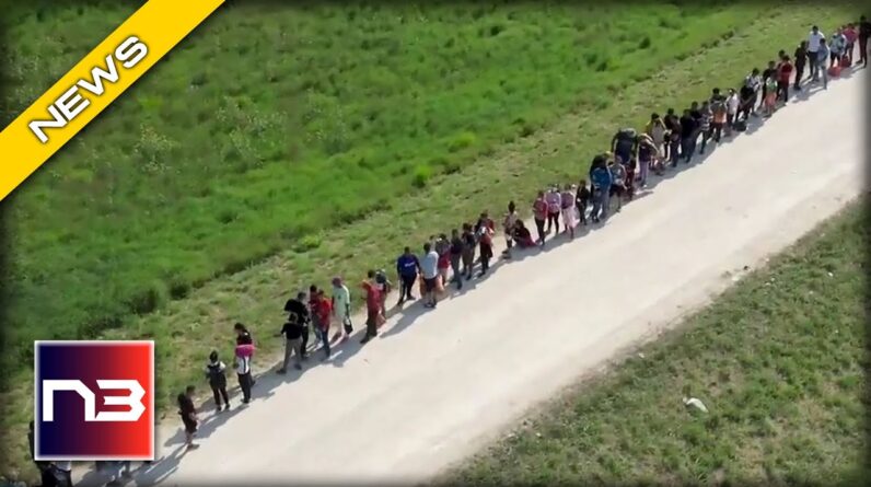 SHOCKING Drone Footage Reveals Unprecedented Border Crisis as Biden Fails America!