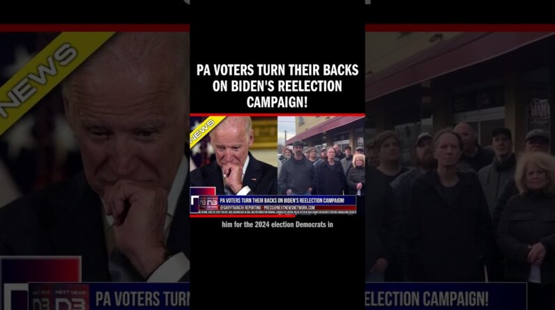 PA Voters Turn Their Backs on Biden's Reelection Campaign!