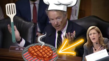 Rand Paul BARBEQUES Clueless Dem For Blatant LIES