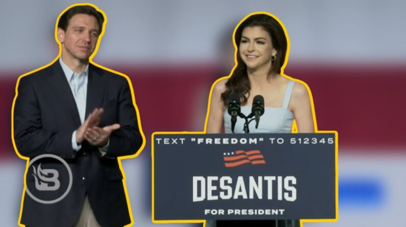 Casey DeSantis Gets FIRED UP In Speech Alongside Her Husband