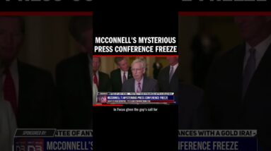 McConnell's Mysterious Press Conference Freeze