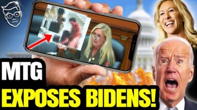 MTG Explains Why She Held Up Photos from Hunter's Laptop from Hell Before Congress | PROOF of Crimes