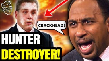 Stephen A. Smith SNAPS! Destroys 'CRACKHEAD' Hunter, Senile Joe Biden In EPIC Red-Pill Rant