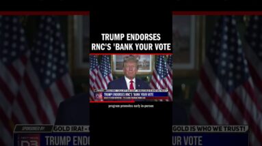 Trump Endorses RNC's 'Bank Your Vote