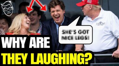 What's Really Going On In This Viral Pic? Tucker Reveals Trump's Joke