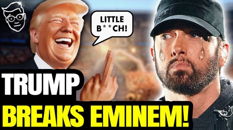 Trump BREAKS Eminem | Rapper Literally Shaking, Breaks Down In TEARS Over Donald Trump