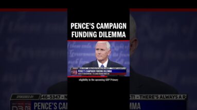 Pence's Campaign Funding Dilemma