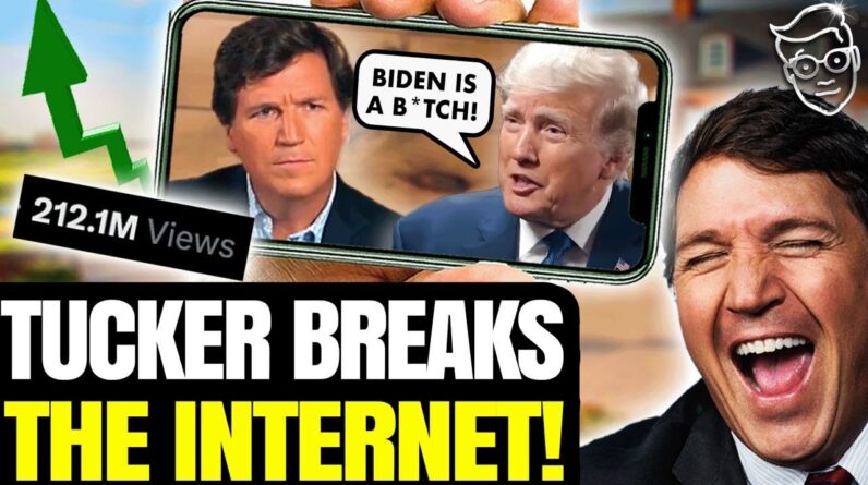 Tucker & Trump Interview Most Watched In History | +200,000,000 Views 👀🚨