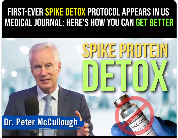 Spike Detox Protocol Appears in Medical Journal