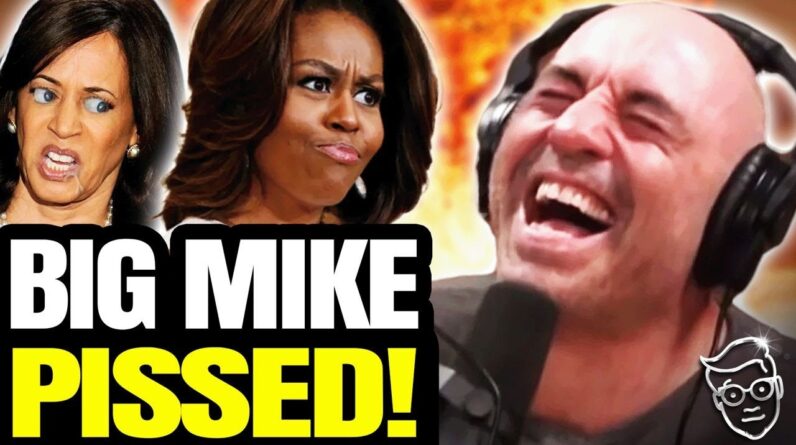 Joe Rogan In TEARS Laughing Over BIG MIKE Joke | Kamala 'Gypsy' Impression 🤣