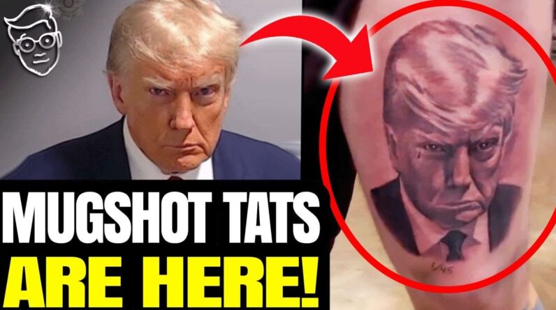 Trump Mugshot TATTOOS, MURALS Are Here | Trump Raises $7.1M as Mugshot Goes VIRAL, Tops RAP Charts!?