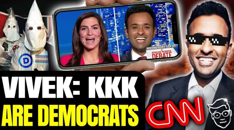 Vivek Drops TRUTH About KKK LIVE On CNN Reporter Left SHAKING & CRYING