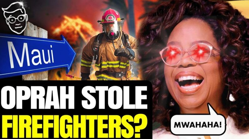 Oprah Used Firefighters to Protect HER Massive Mansion During Maui Fire!? Whistleblower SILENCED🚨👀