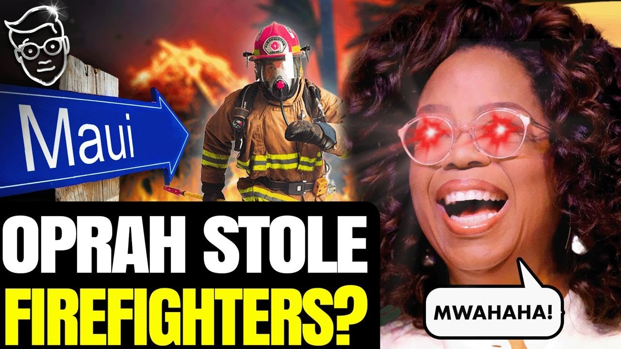 Oprah Used Firefighters to Protect HER Massive Mansion During Maui Fire!? Whistleblower SILENCED🚨👀