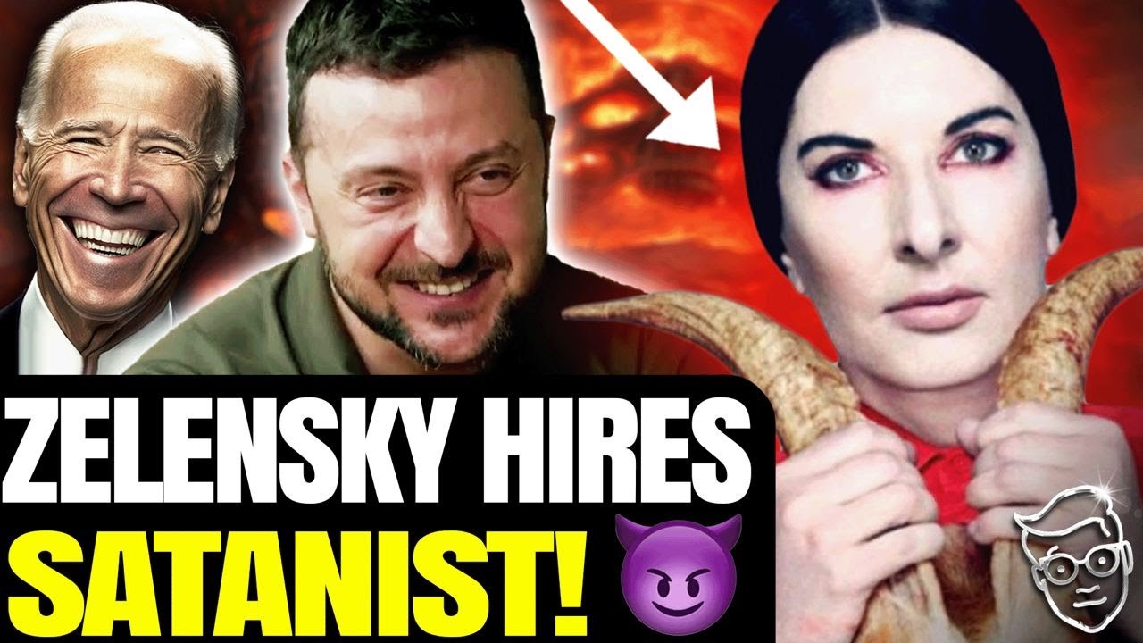 Zelenskyy Names 'Spirit Cooking' Satanist Marina Abramović AMBASSADOR for Ukraine, BUILD Schools 😬