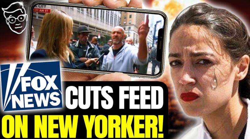 Fox News FORCED To CUT Live-Feed as FURIOUS New Yorkers SCREAM At AOC | Ends Event In Pure PANIC