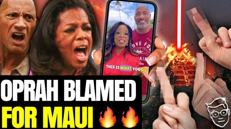 Maui Residents DEMAND Oprah LEAVE Island After FIRE | 'Get Her OUT! Who is Oprah?! Who is SHE?!'