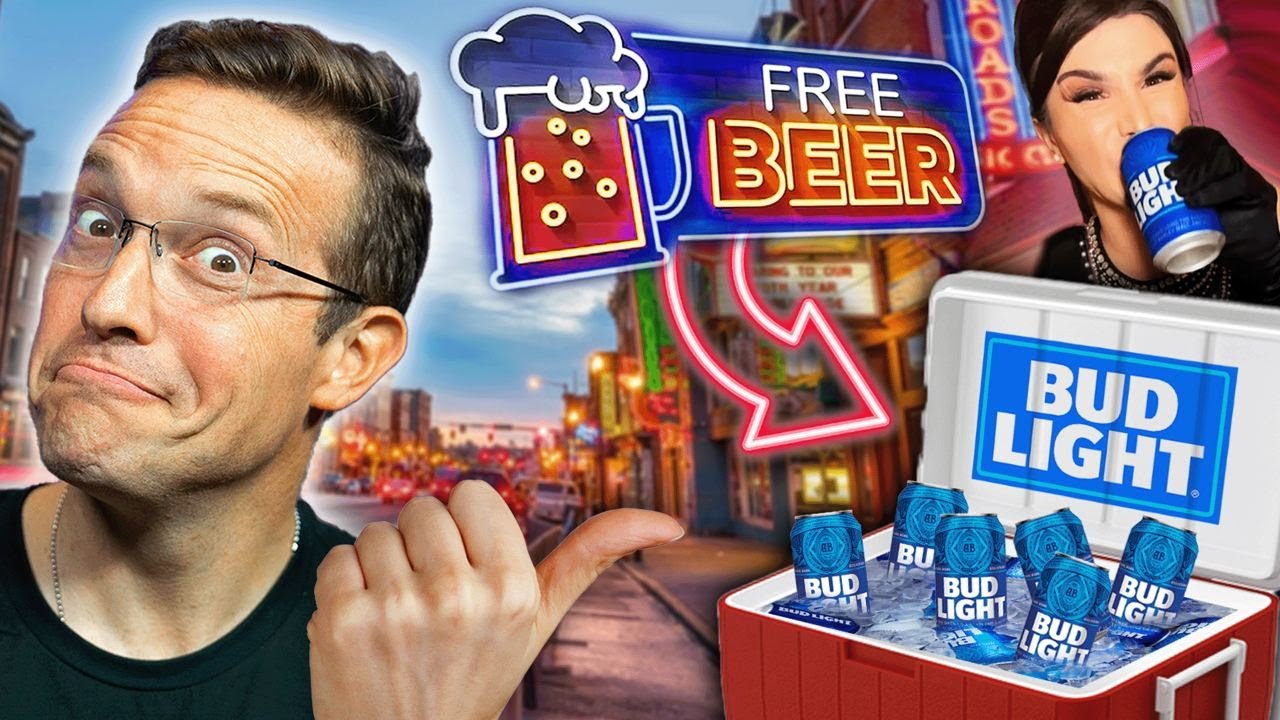 I Tried To Give Free Bud Light To Drunkest People On Earth | These Reactions 🤣