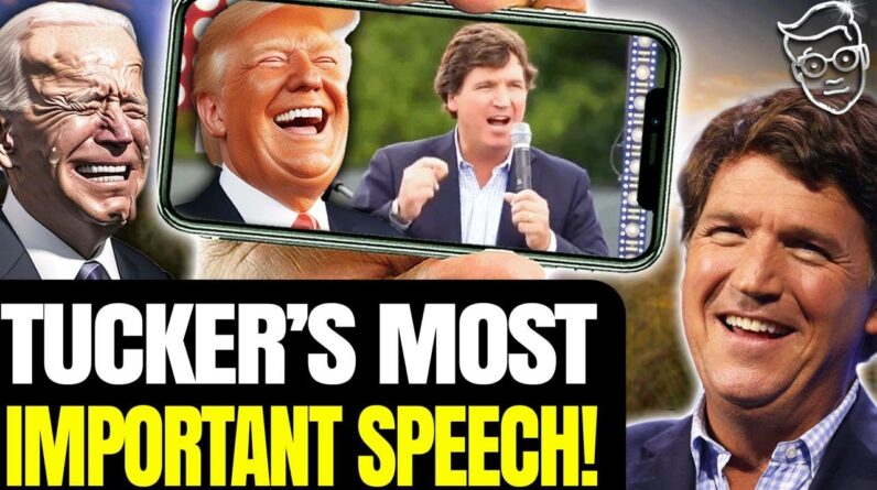 Tucker Goes Nuclear On Tyrants, Explains Perfectly Why They HATE Trump | Crowd Silent, Then ROARS