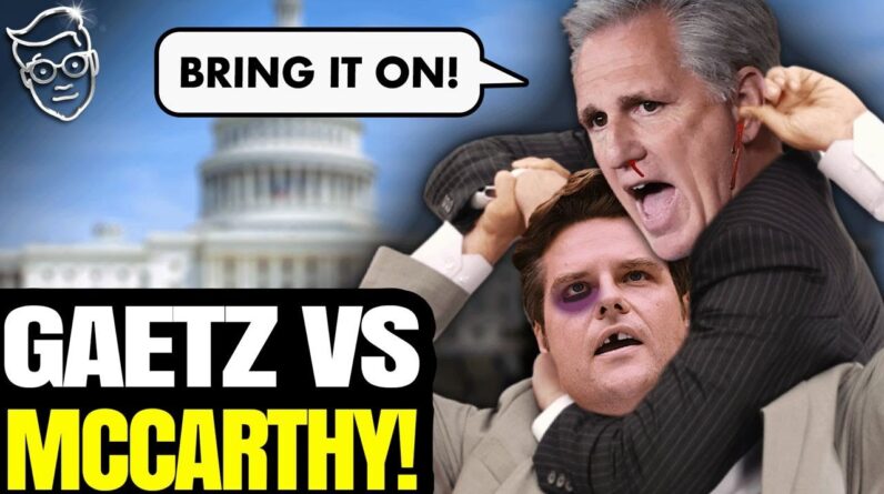 BREAKING: Matt Gaetz Officially Files Motion To REMOVE Kevin McCarthy | PANIC🚨🚨🚨