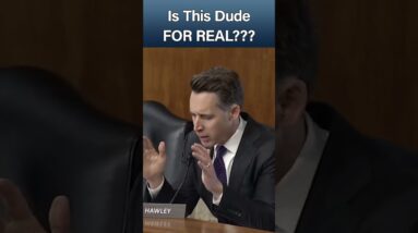 Josh Hawley Can't Believe He Seriously Said That