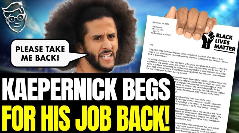 Colin Kaepernick On His KNEES BEGGING NFL to Bring Him Back After to Declaring Football Is SLAVERY