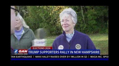 Trump Supporters Rally In New Hampshire