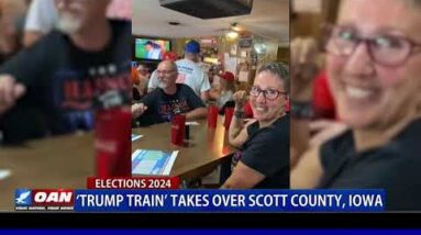 'Trump Train' Takes Over Scott County, Iowa