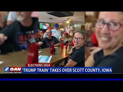 'Trump Train' Takes Over Scott County, Iowa