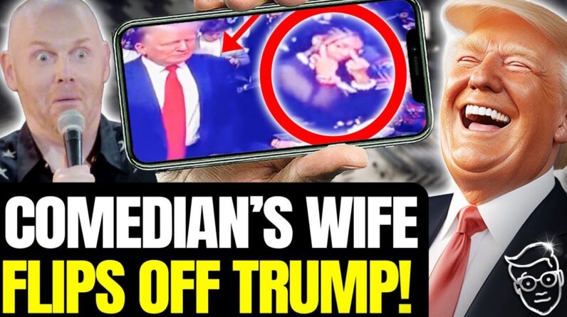 Bill Burr’s RAGING LIB Woke Wife Flips-Off Trump in LIVE TV Meltdown! SIMP Comic Ready For DIVORCE?