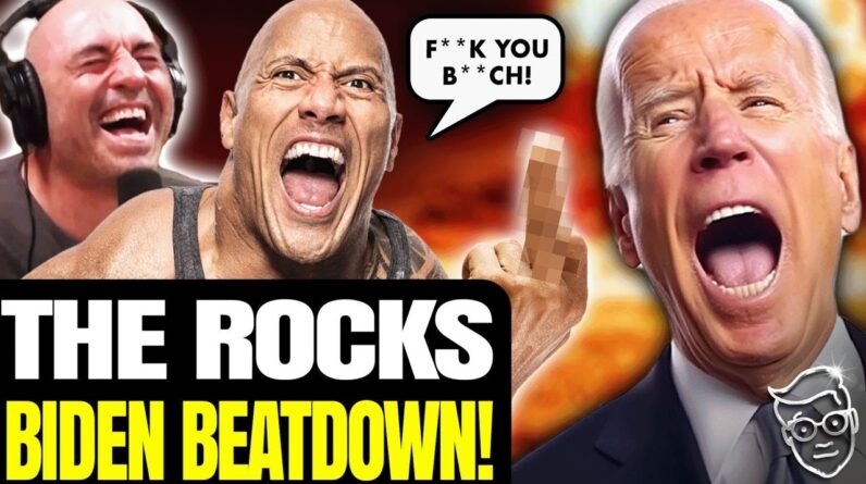 The Rock CURB STOMPS Joe Biden: 'No, No, No! I Do NOT Support Him' | The Rock Running For President?