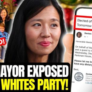 Outrage As Woke Lib Boston Mayor Hosts Christmas Party For Everyone Except 'White People'