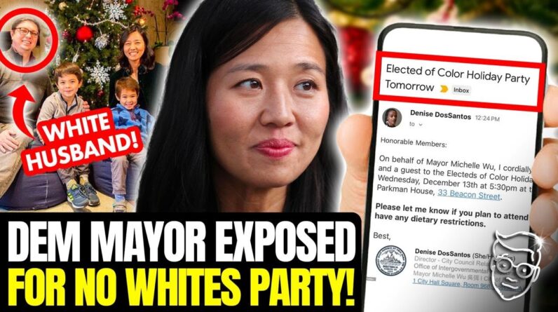 Outrage As Woke Lib Boston Mayor Hosts Christmas Party For Everyone Except 'White People'