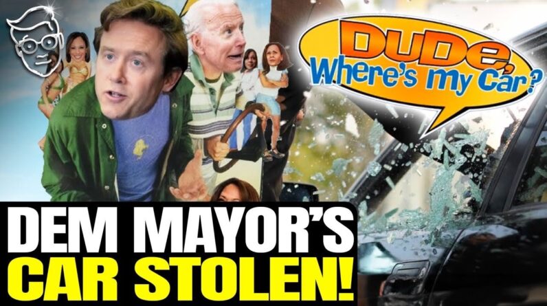 Dem Mayor Who Defunded Police Has Car STOLEN As He Meets With Joe Biden! Cops SHRUG: "Good Luck Pal"